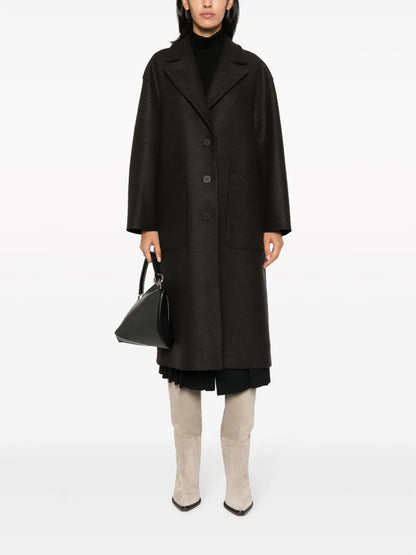 Greatcoat Pressed Virgin-Wool Coat