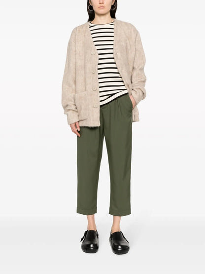 Pleated Wool Trousers