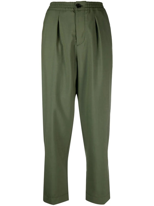 Pleated Wool Trousers