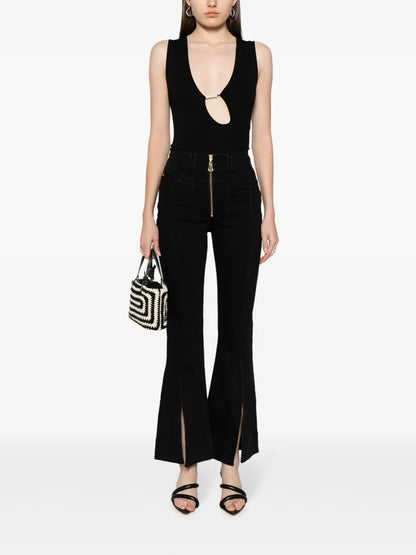 Lola High-Waisted Flared Jeans