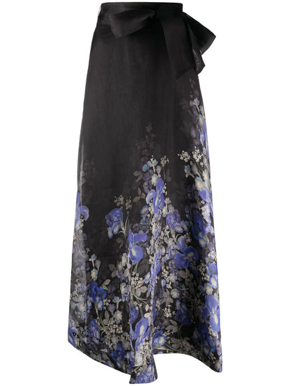 Lyrical Floral-Print Maxi Skirt