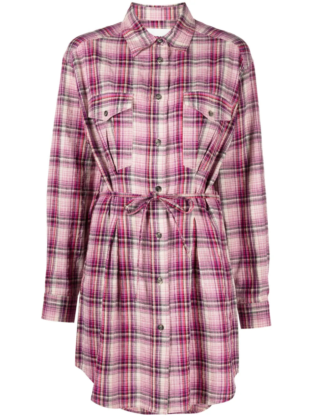 Liliane Check-Print Shirtdress