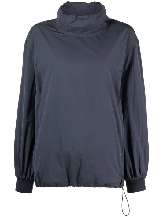 Drawstring-Neck Lightweight Jacket