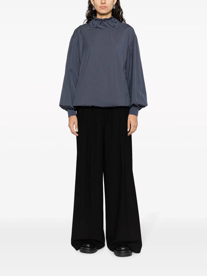 Drawstring-Neck Lightweight Jacket