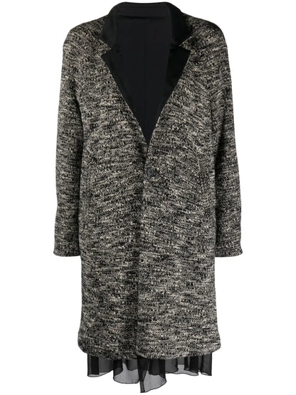 Single-Breasted Wool Coat