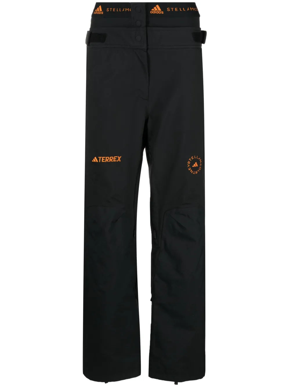 Logo-Embroidered Straight-Leg Trousers