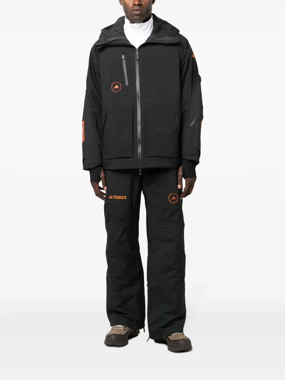 Logo-Embroidered Straight-Leg Trousers
