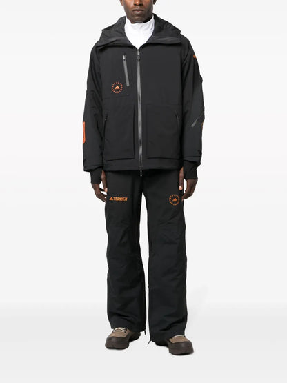 Logo-Embroidered Straight-Leg Trousers