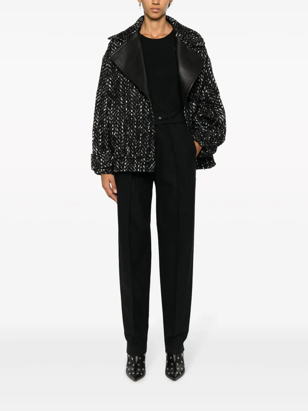 Belted Tailored Trousers