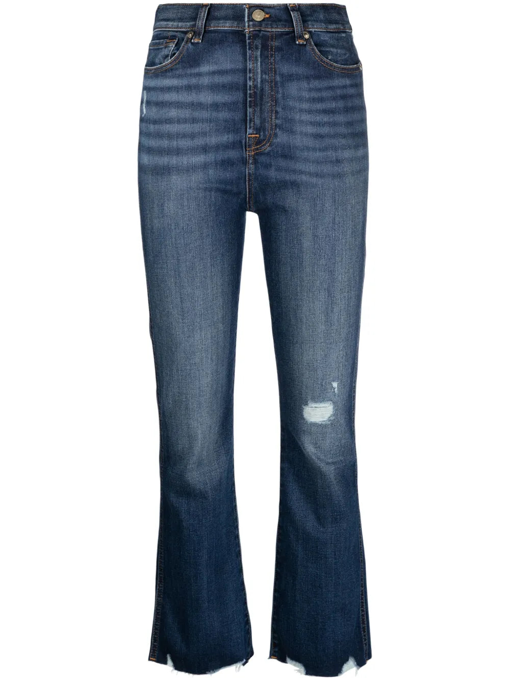 Kick Flare Cropped Jeans