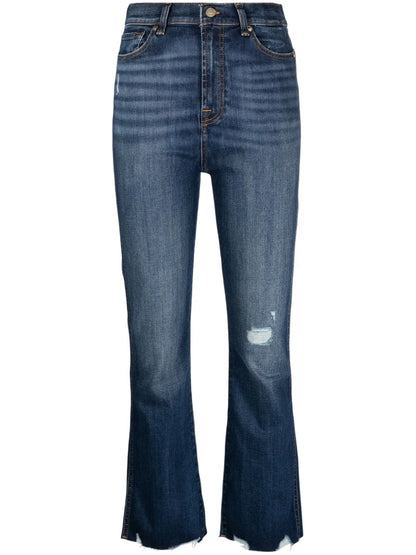 Kick Flare Cropped Jeans