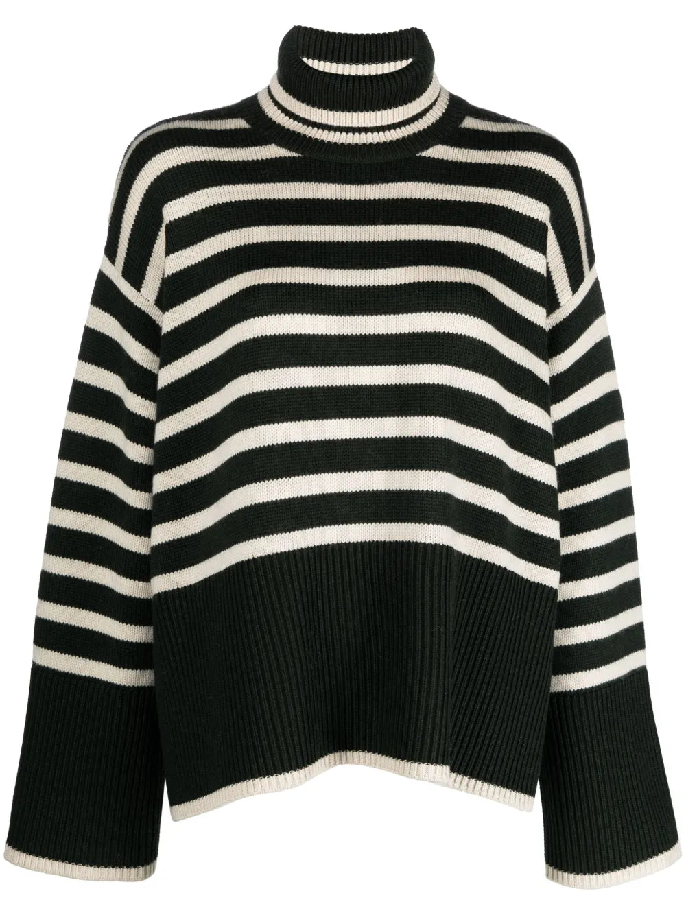 Striped Wool-Cotton Jumper
