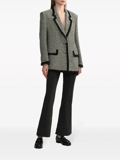 Single-Breasted Tweed Blazer