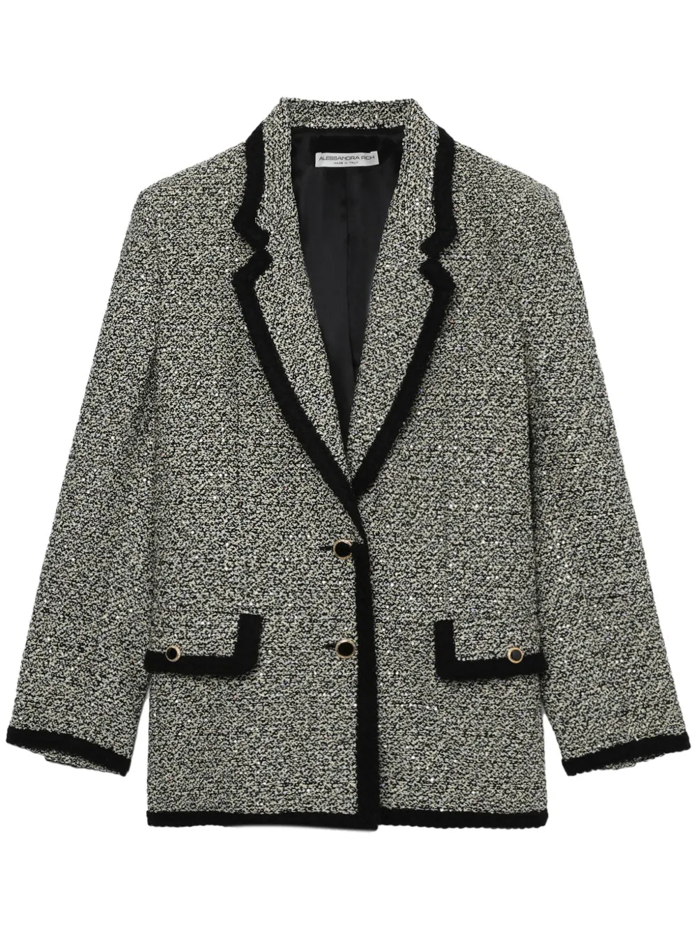 Single-Breasted Tweed Blazer