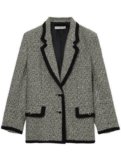 Single-Breasted Tweed Blazer