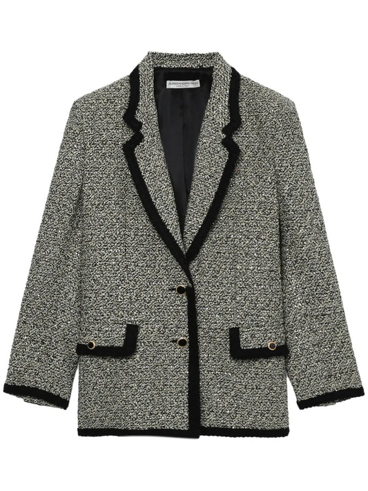 Single-Breasted Tweed Blazer