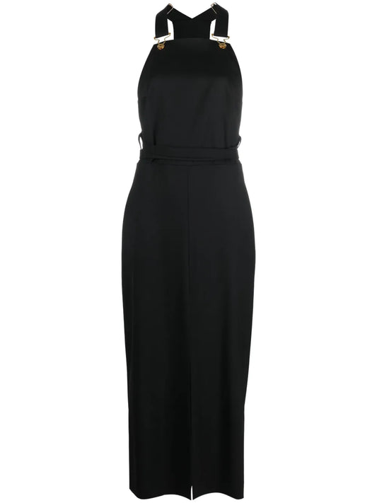 Virgin Wool-Blend Pinafore Dress