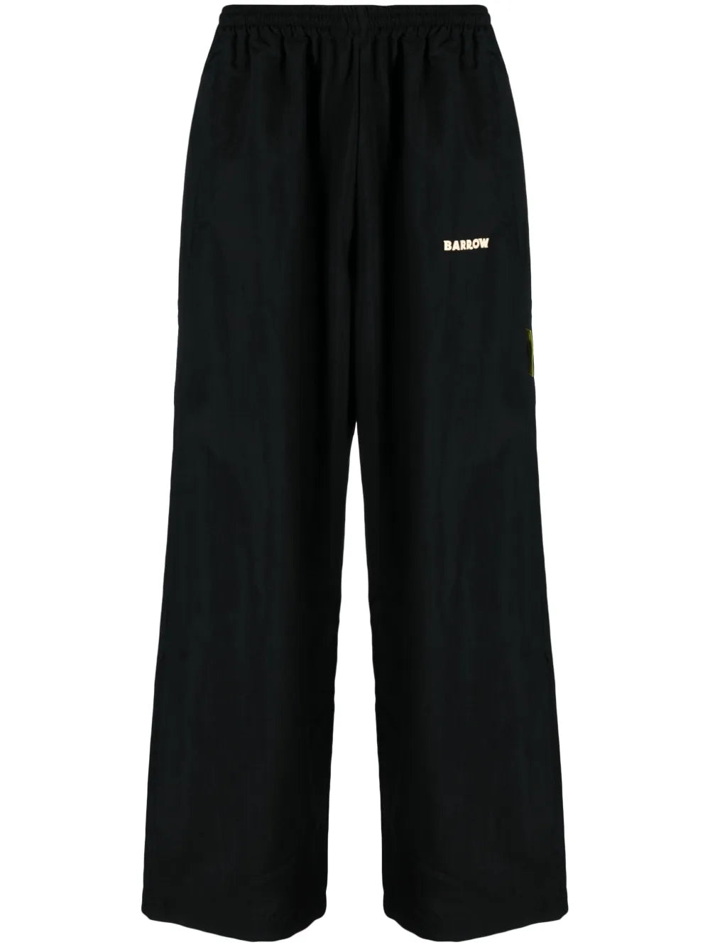 Embroidered-Logo Motif-Zip Track Pants