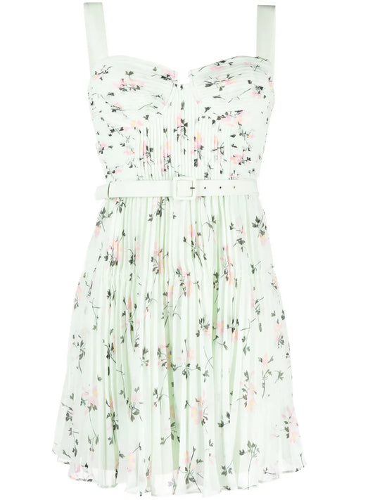 Floral Chiffon Minidress
