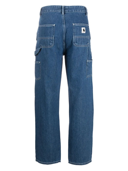 Mid-Rise Straight-Leg Jeans