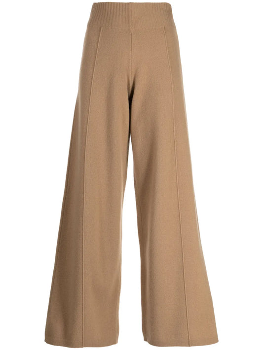 Knitted Wide-Leg Trousers