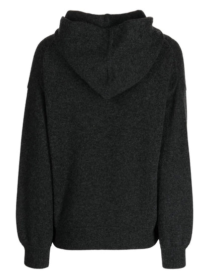 Wool-Blend Hooded Jumper
