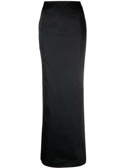 Wool-Blend Maxi Skirt