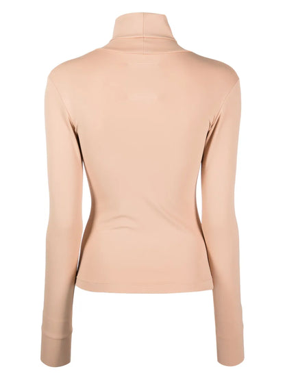 Logo-Patch Jersey Top