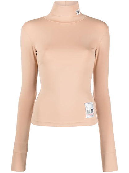 Logo-Patch Jersey Top