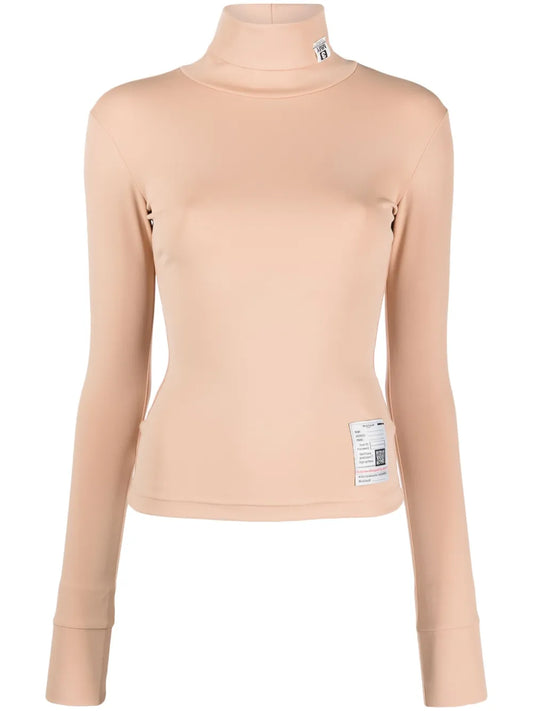 Logo-Patch Jersey Top