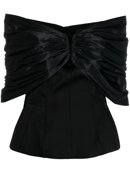 Bela Off-Shoulder Gathered Top