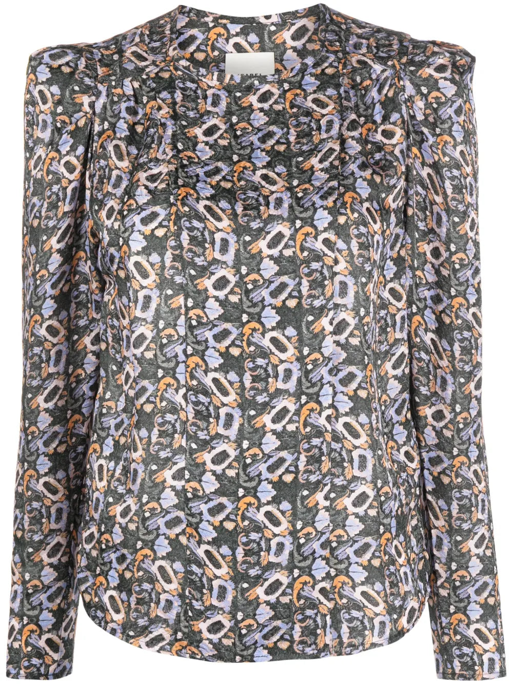 Lensy Floral-Print Blouse