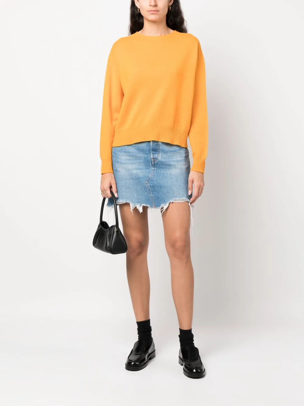 Drop-Shoulder Cashmere Jumper