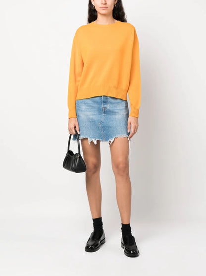 Drop-Shoulder Cashmere Jumper