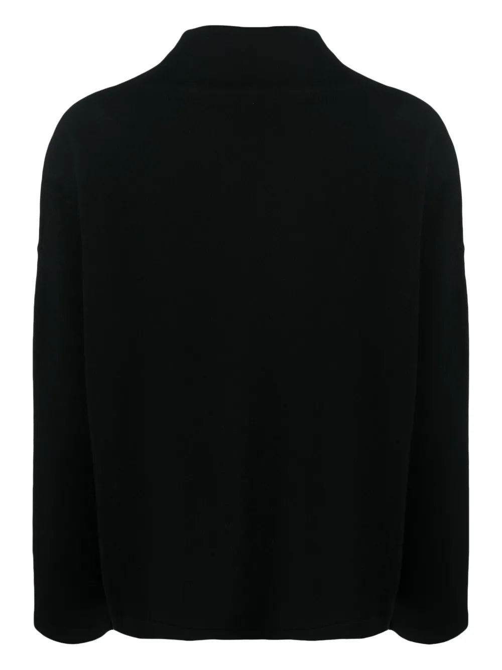 Mock-Neck Fine-Knit Jumper