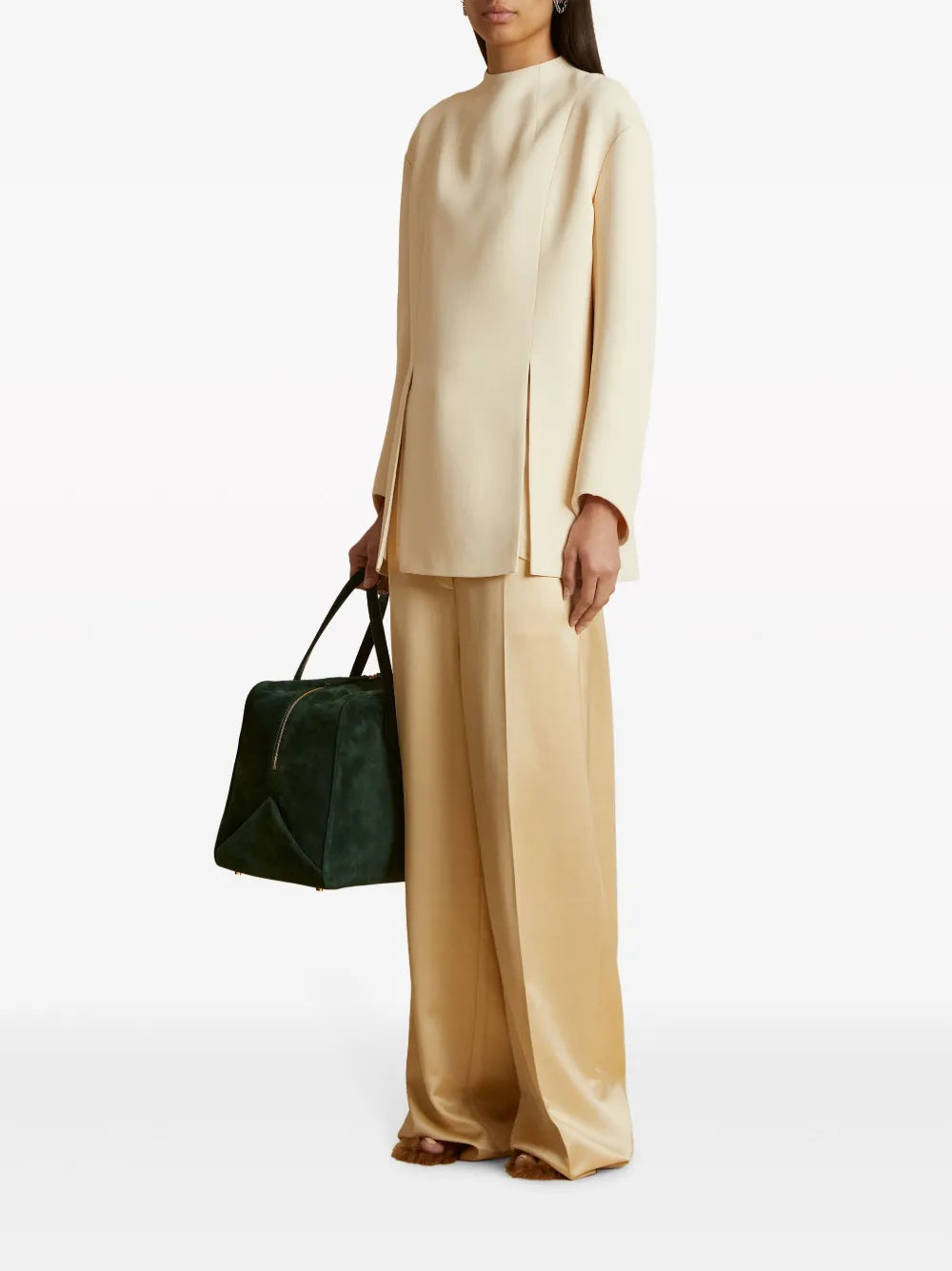 The Mahni Slit-Detail Blouse