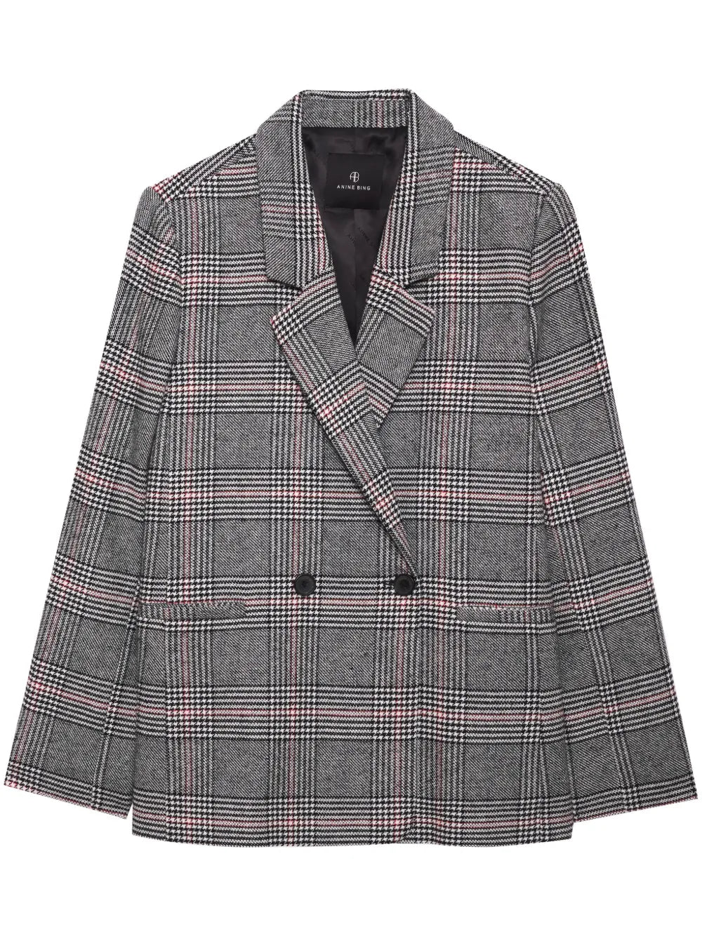 Madeleine Plaid Wool Blazer