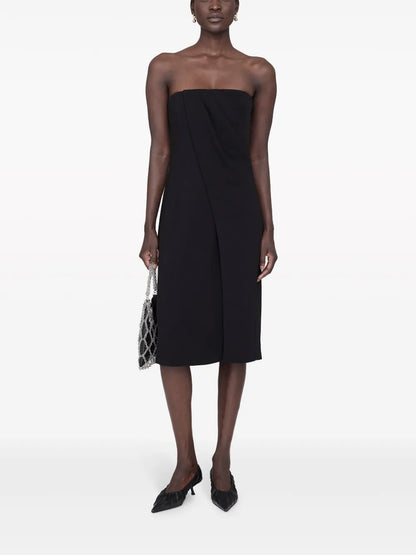 Halle Draped Midi Dress