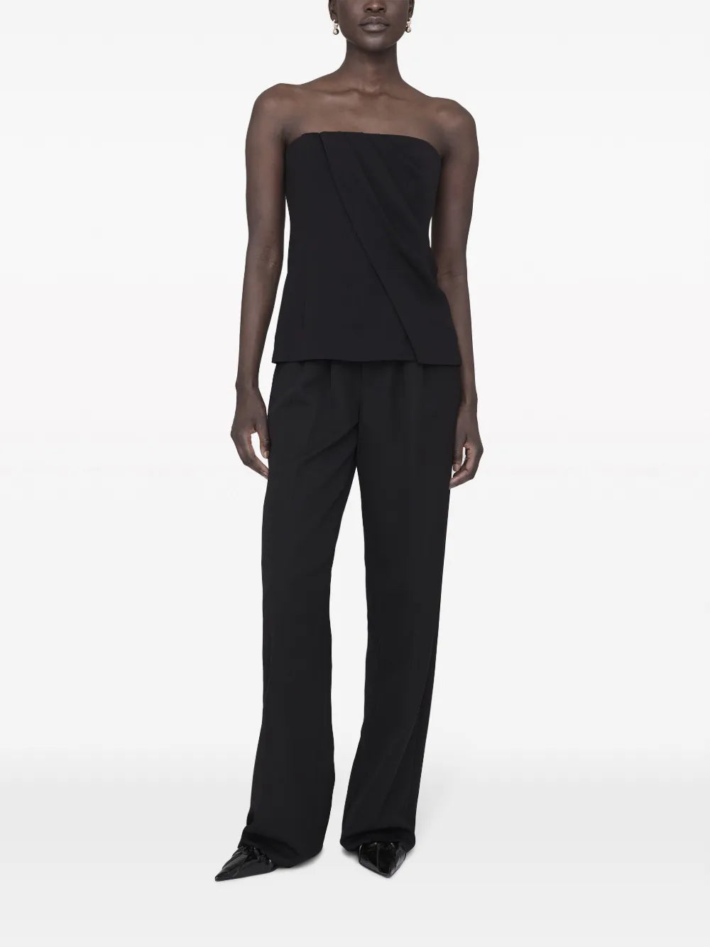 Halle Draped Strapless Top