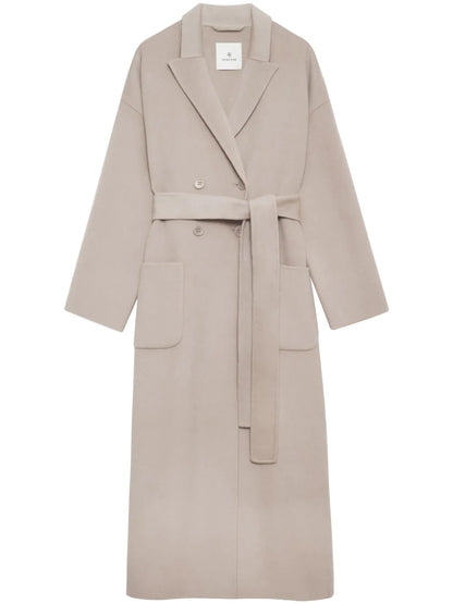 Dylan Belted Double-Breasted Coat