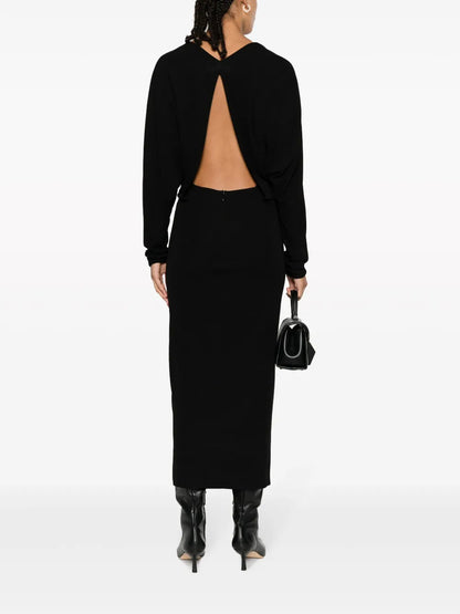 The Trina Open-Back Midi Dress