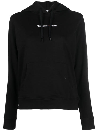 Logo-Embroidered Drawstring Hoodie
