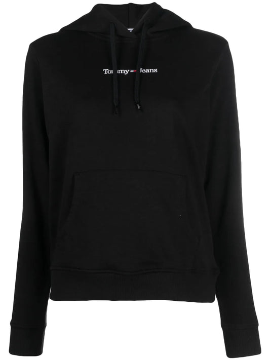 Logo-Embroidered Drawstring Hoodie