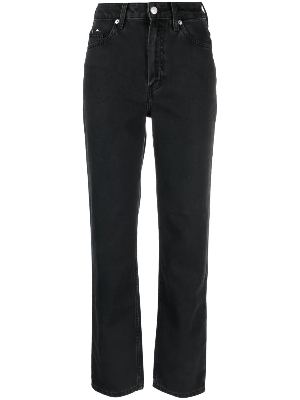 High-Rise Straight Jeans