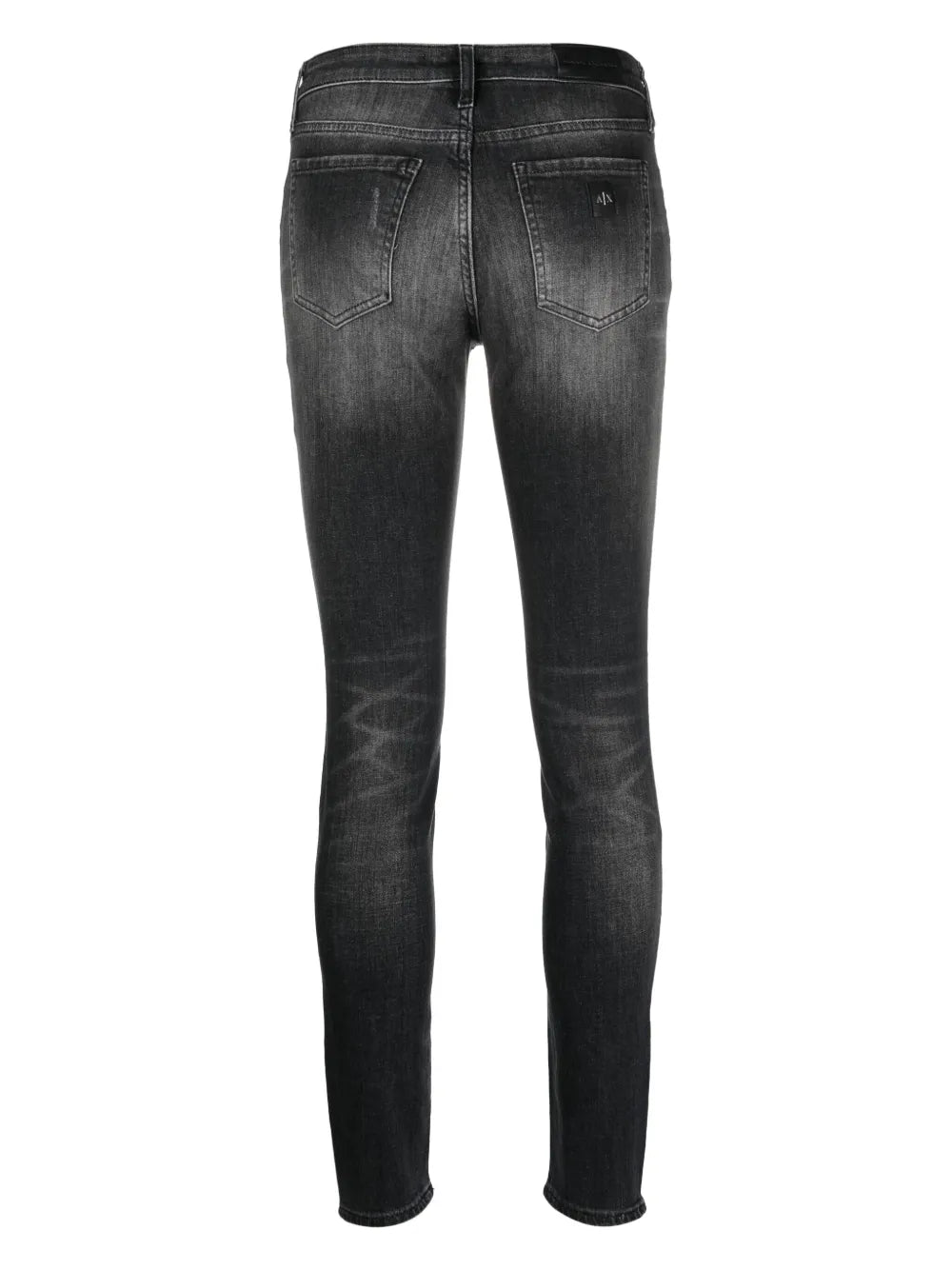 Logo-Patch Skinny Jeans