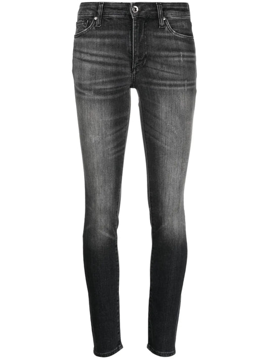 Logo-Patch Skinny Jeans