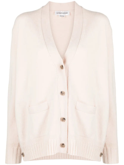 Fine-Knit Wool Cardigan