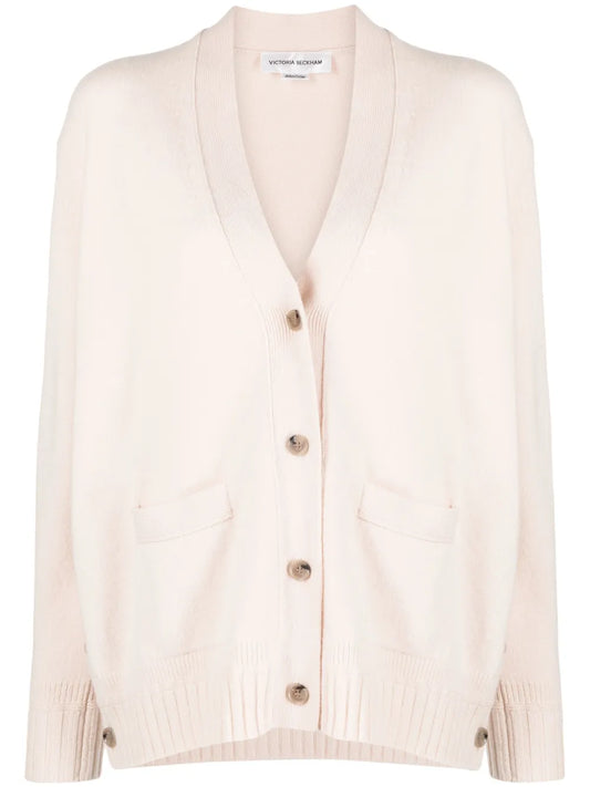 Fine-Knit Wool Cardigan