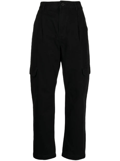 Logo-Embroidered Cargo Trousers
