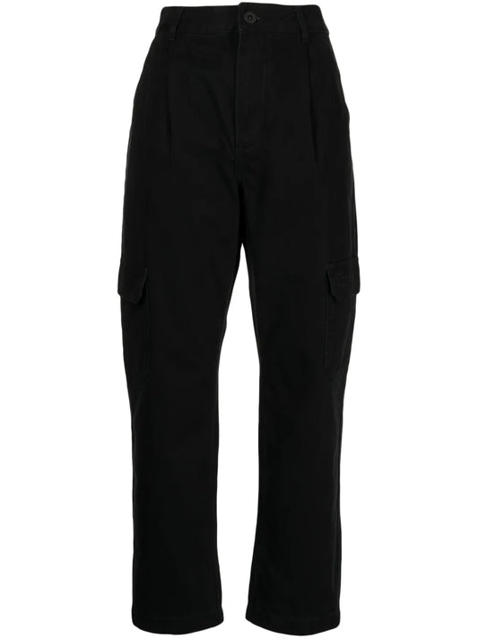 Logo-Embroidered Cargo Trousers